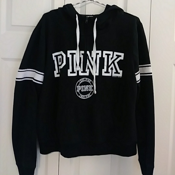 PINK Victoria's Secret Tops - Victoria's Secret PINK hooded sweatshirt